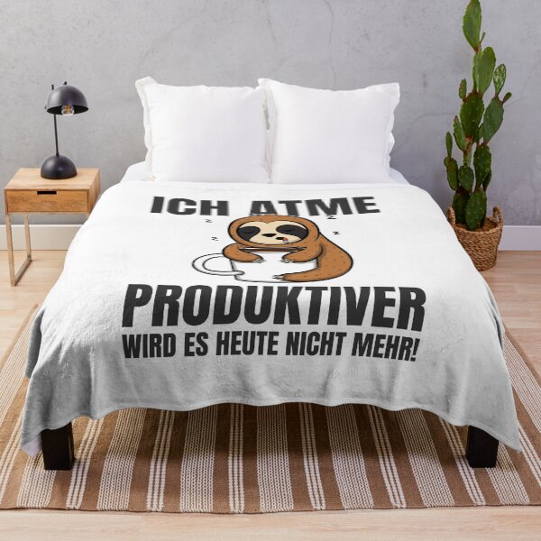 Item preview, I breathe More productive it will not be today! sloth designed and sold by Team150Designz.
