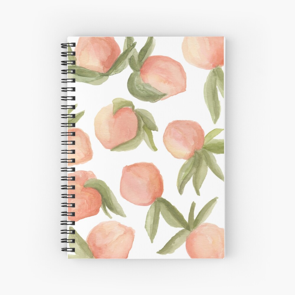 Watercolor Peaches" Art Print By Peytonbaileyart | Redbubble