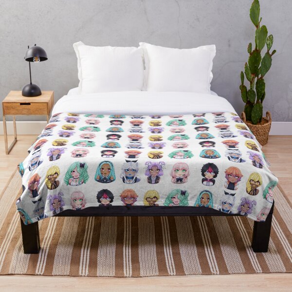 OGIENOID - IRIS Lineup! Throw Blanket
