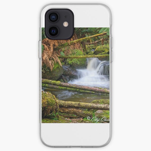 Mini waterfall in the Toorongo River, Tooronga Falls Reserve, Noojee iPhone Soft Case