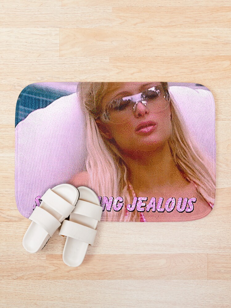 Alternate view of stop being jealous Bath Mat