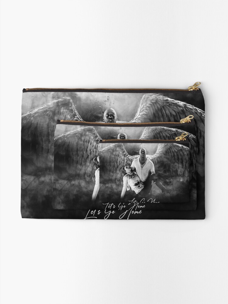 Alternate view of Amenadiel and Charlotte - Heaven Artwork Zipper Pouch