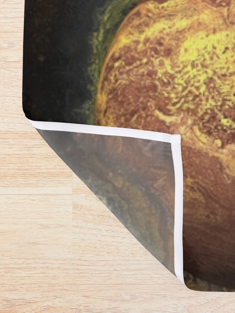 Alternate view of Desert Moon: outer space planet Shower Curtain