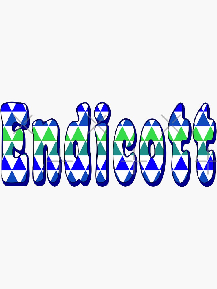 "Endicott College" Sticker by csachs Redbubble