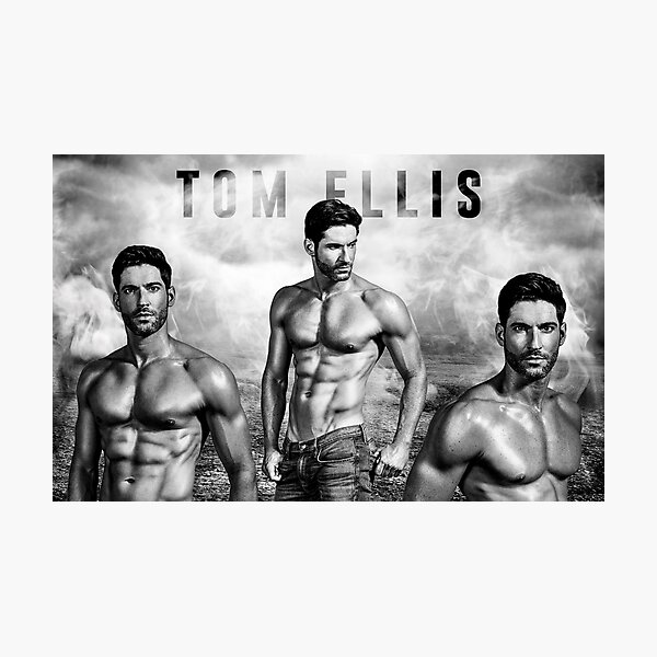 Luzifer - Tom Ellis Collage Fotodruck