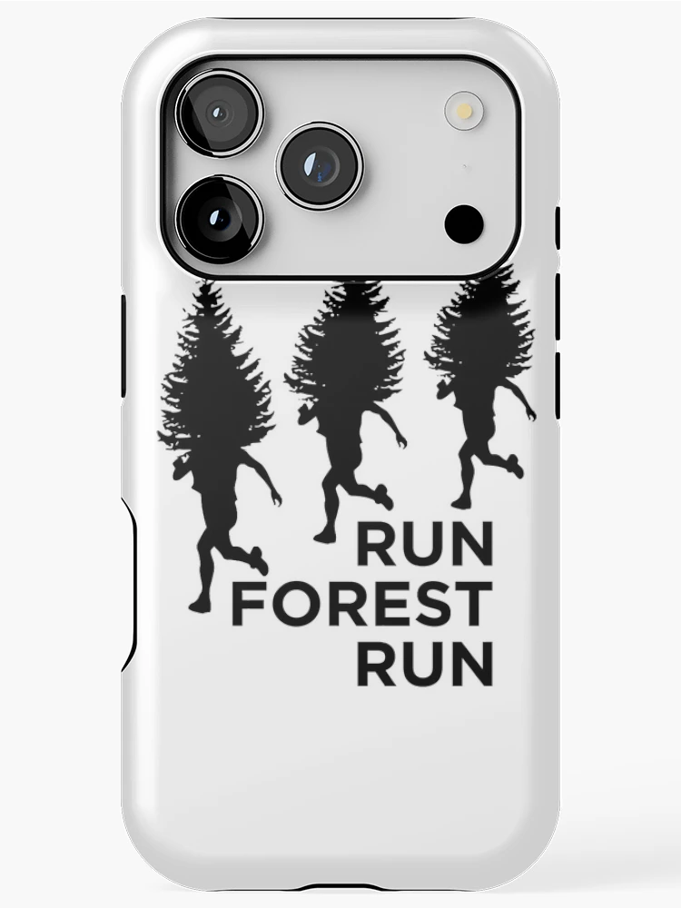 Thumbnail 1 of 4, iPhone Case, RUN FOREST RUN! designed and sold by ExplosiveA.