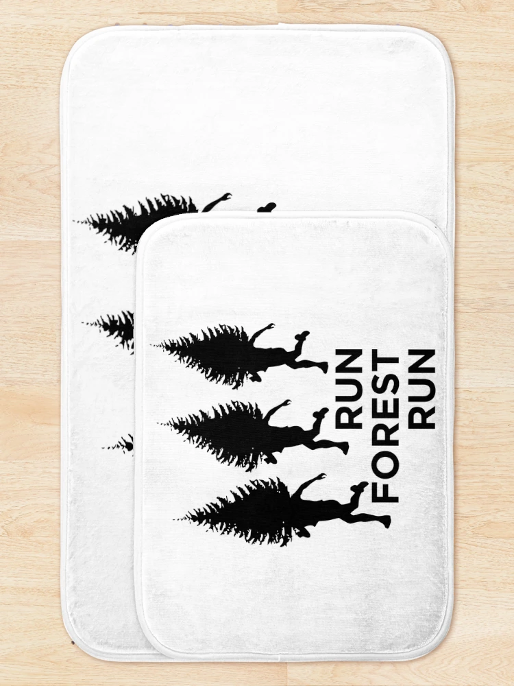 Thumbnail 5 of 6, Bath Mat, RUN FOREST RUN! designed and sold by ExplosiveA.