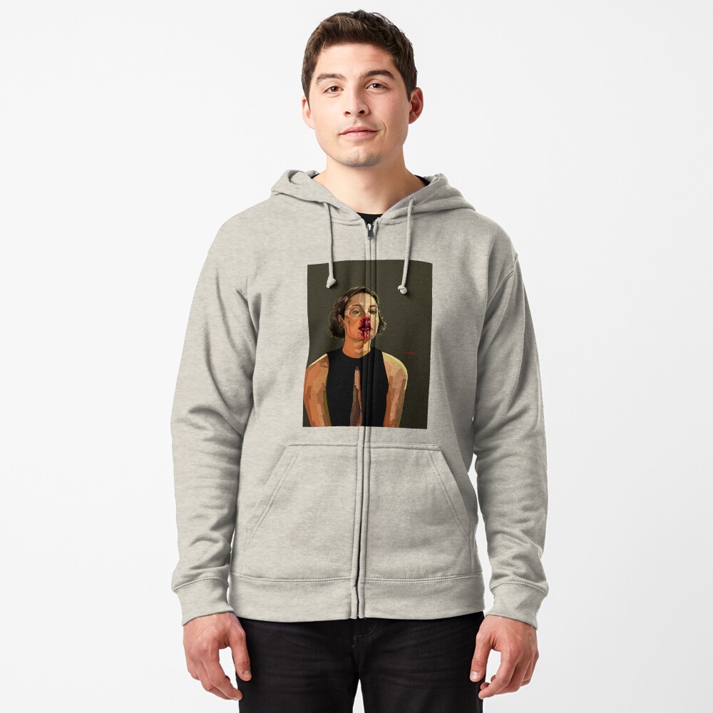 Vista previa del artículo con la obra «Sudadera con capucha y cremallera», diseñado y vendido por IlandiART1504.