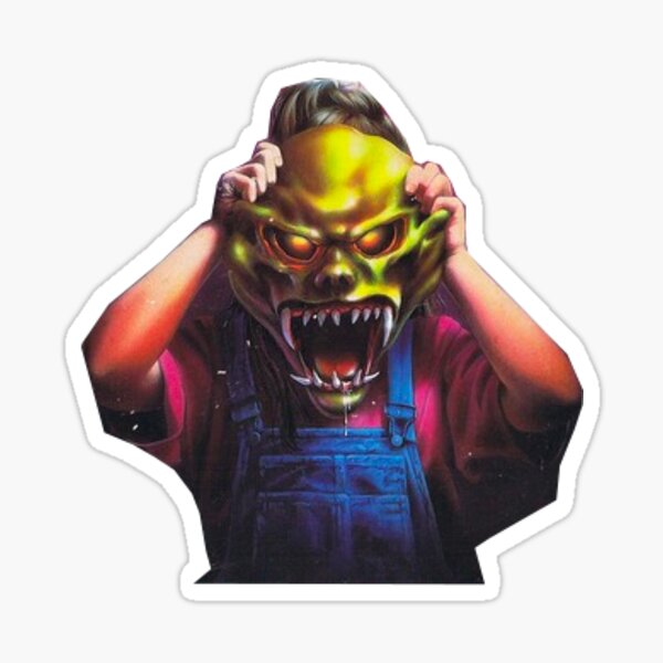 Haunted Mask Sticker