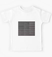 American Declaration of the Rights and Duties of Man Black Background and US Flag Kids Tee