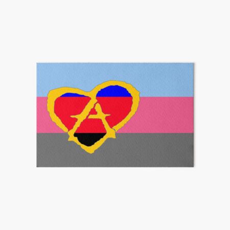 Relationship Anarchy, non-monogamy and polyamory pride. Art Board Print