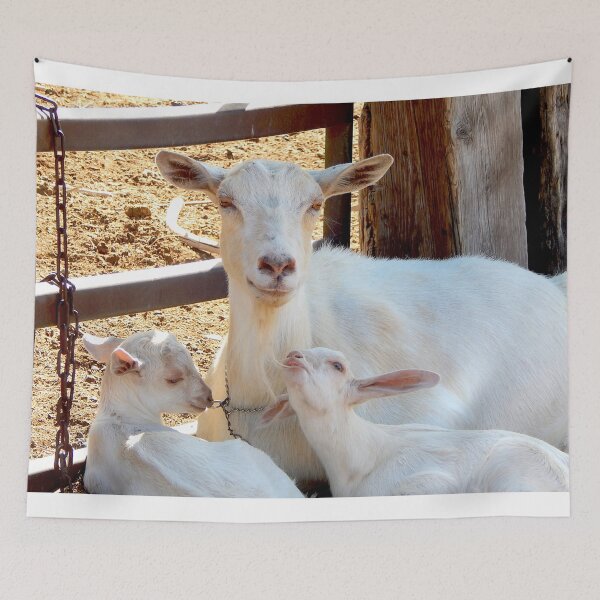 Item preview, mamma and baby goats designed and sold by Stephanie  Skeem.