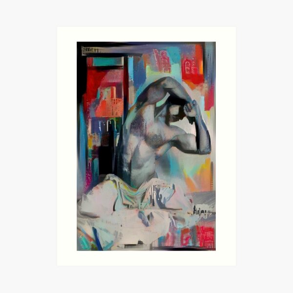 Lean Into It Art Print