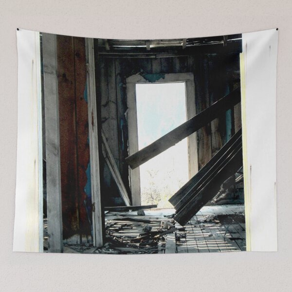 Item preview, through an open door, tuble down house designed and sold by Stephanie  Skeem.