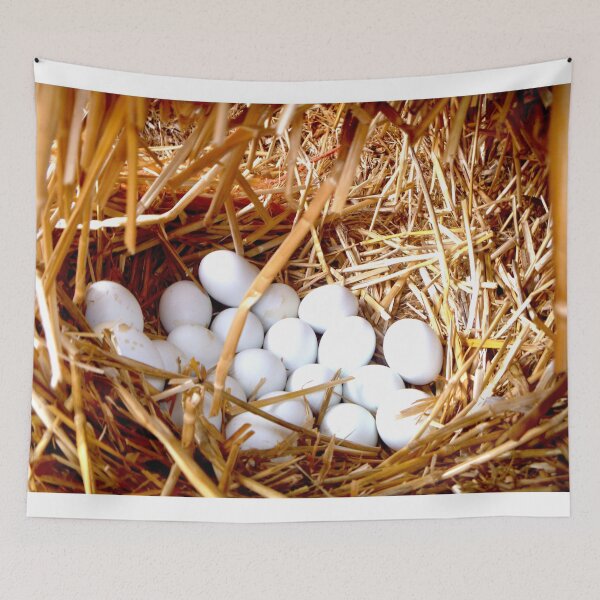 Item preview, nest of eggs in straw designed and sold by Stephanie  Skeem.