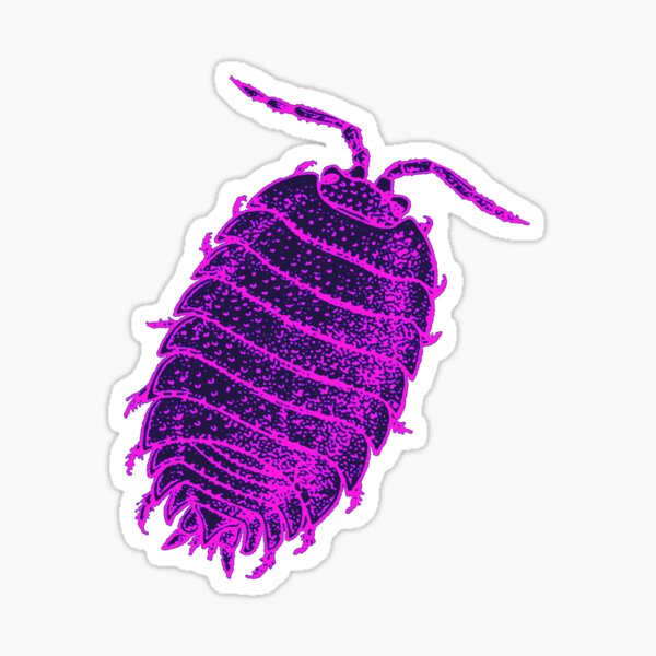 Giant Purple Isopod Sticker