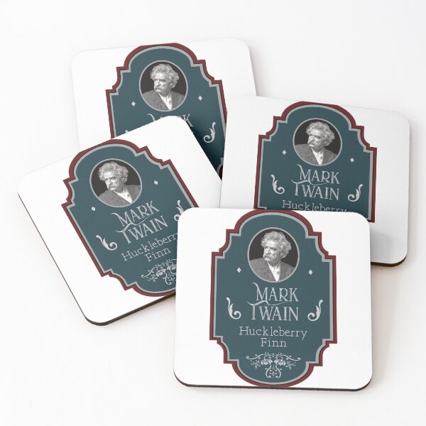 Item preview, Mark Twain Iconic Author T-Shirt  designed and sold by lg whittaker.