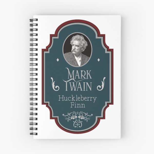 Item preview, Mark Twain Iconic Author T-Shirt  designed and sold by lg whittaker.