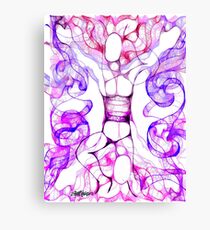 The Wrestlers Canvas Print