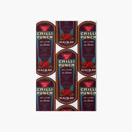 Mackay's Chilli Punch State Library of Western Australia Art Board Print