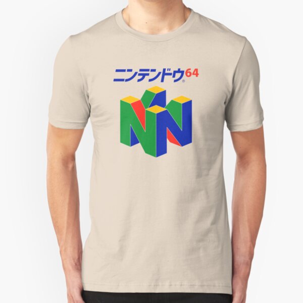 Video Games - Japanese N64 Slim Fit T-Shirt