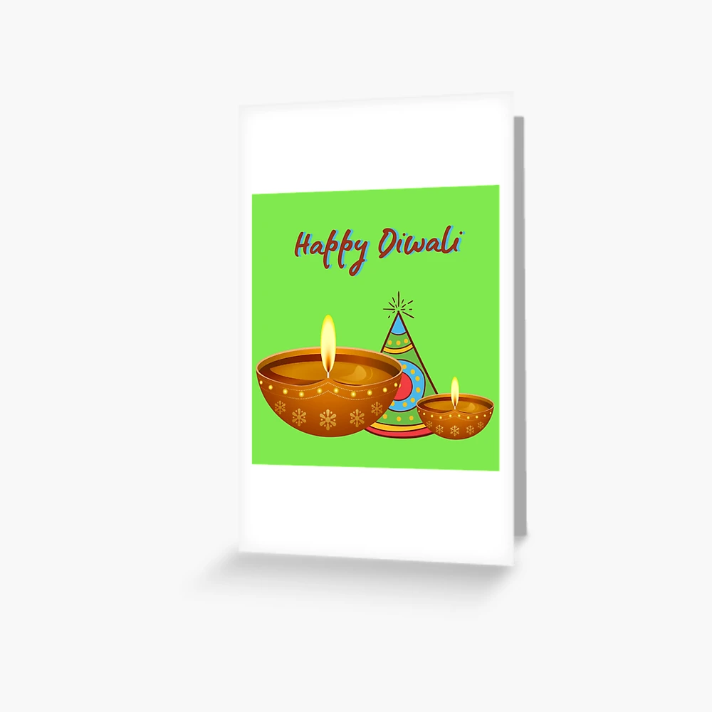 Buy Handmade Diwali Card, Happy Diwali Card, Celebration Card, Sikh Card,  Hindu Card, Handmade Card, Hand-painted Card, Rangoli Online in India - Etsy
