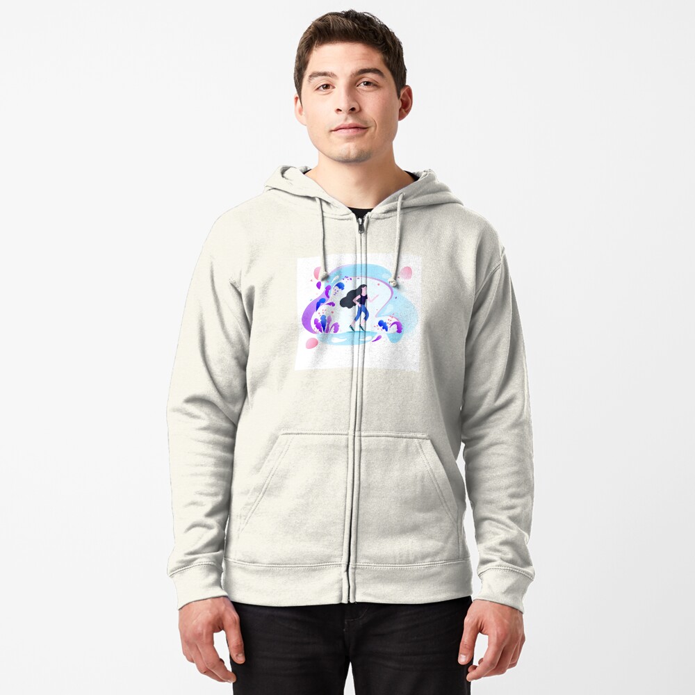 Item preview, Zipped Hoodie designed and sold by vectormarketnet.