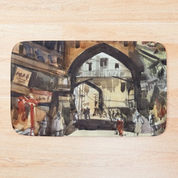 Item preview, Indian Market Porbandar Gujarat designed and sold by TheJoeyStudio.