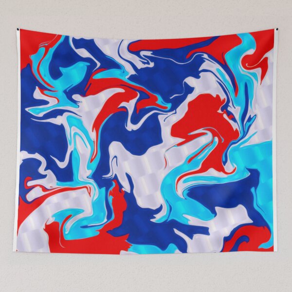 Item preview, Red White Blue Psychedelic  designed and sold by BigTexFunkadelic.
