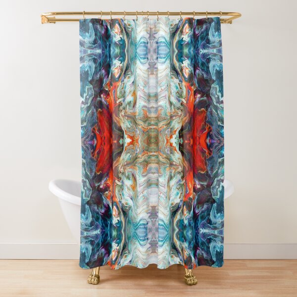 Fire And Water Shower Curtain