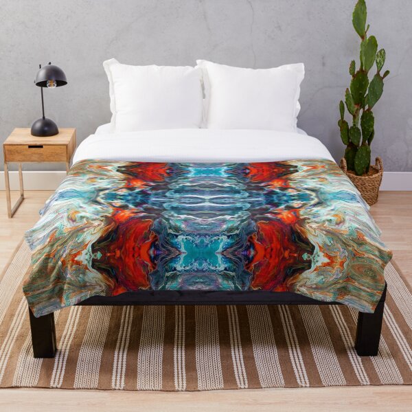 Fire And Water Throw Blanket