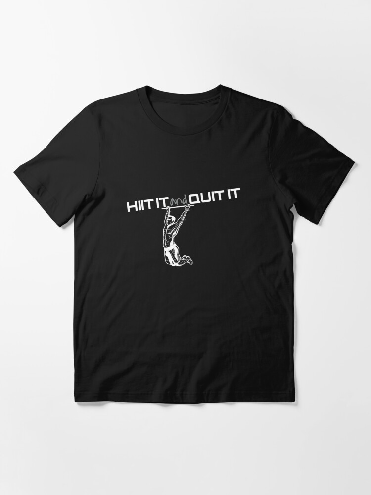 Alternative Ansicht von Cardio Workout - Hiit It And Quit It Essential T-Shirt