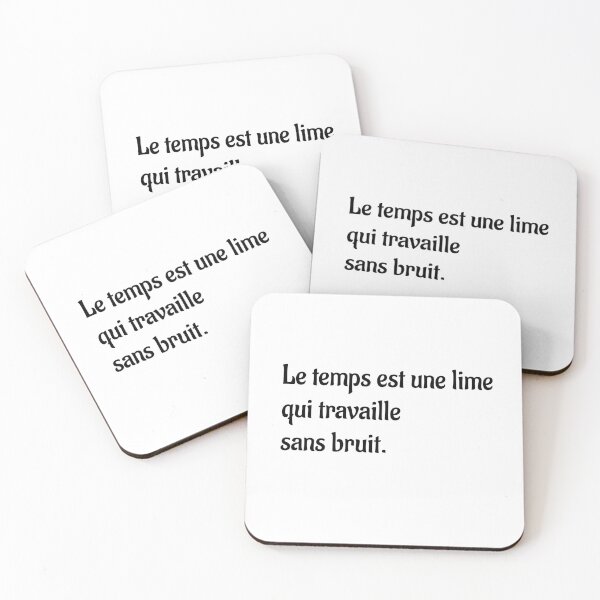 Aperçu de l'œuvre LE TEMPS EST UNE LIME QUI TRAVAILLE SANS BRUIT.T-Shirt, Sweat-Shirt femme, homme créée et vendue par chol94.