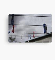 the suburban sky Canvas Print