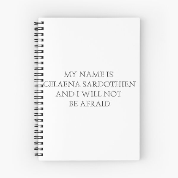 Item preview, My name is Celaena Sardothien and I will not be afraid  designed and sold by PhilippaKir.