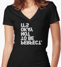 YES, IT IS Women's Fitted V-Neck T-Shirt