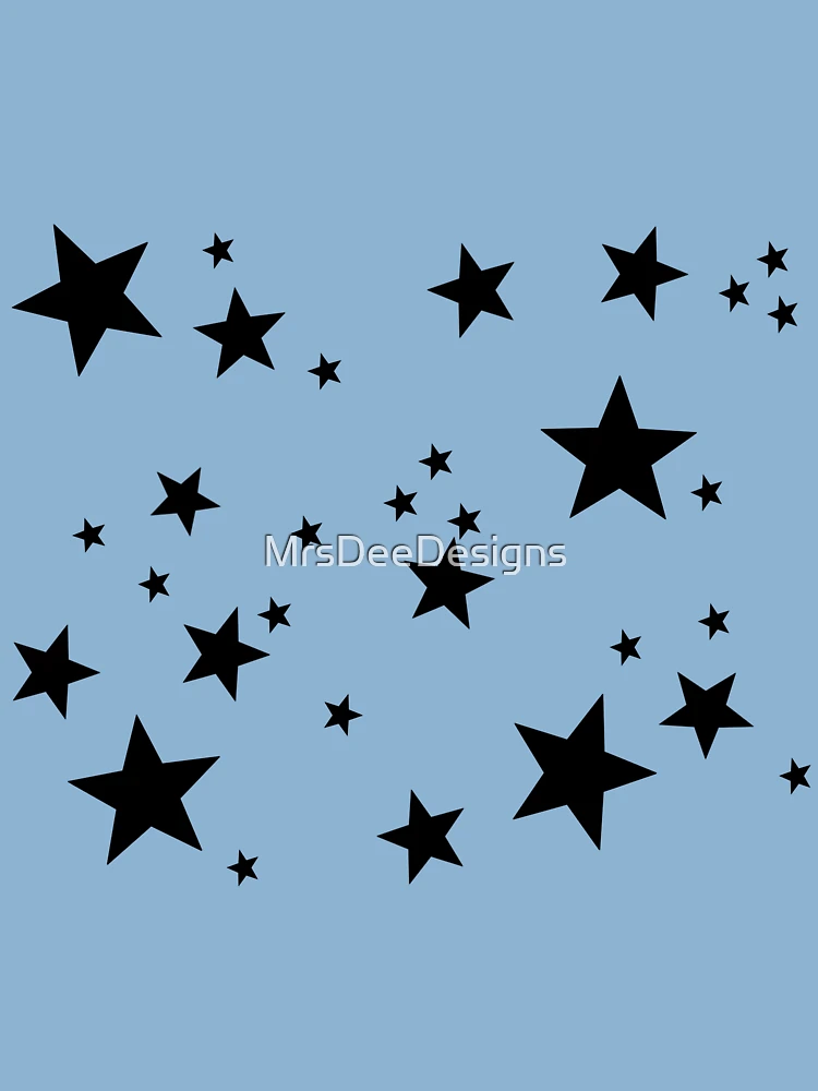 Stars blue Sticker by MrsDeeDesigns