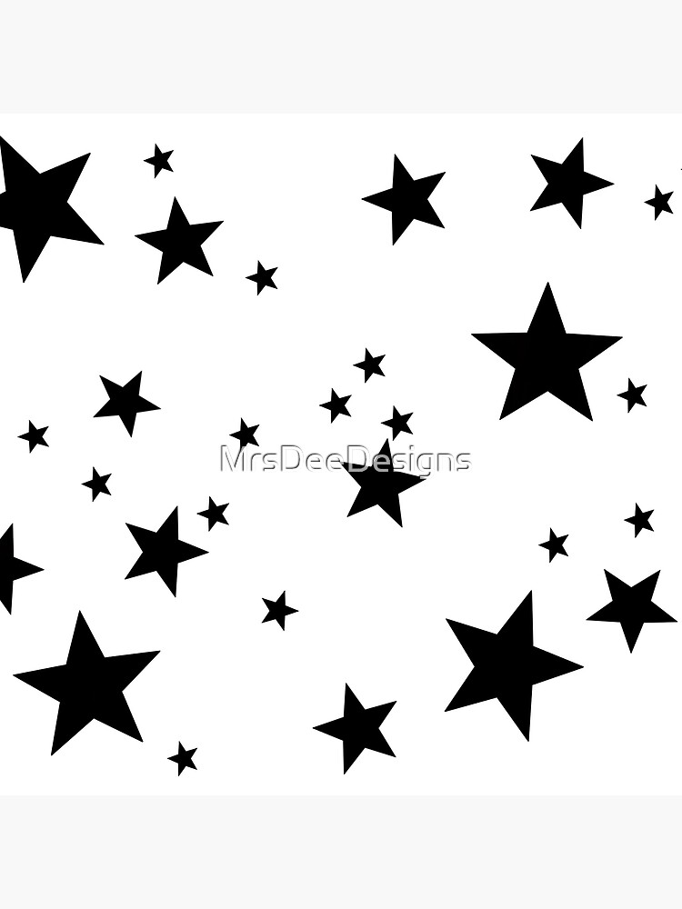 stars black Sticker by MrsDeeDesigns