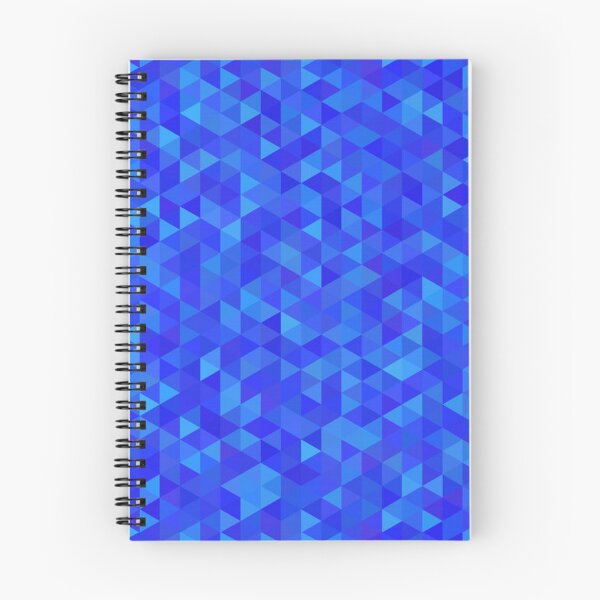 Item preview, Bright Blue Geometric Triangles designed and sold by pugmom4.