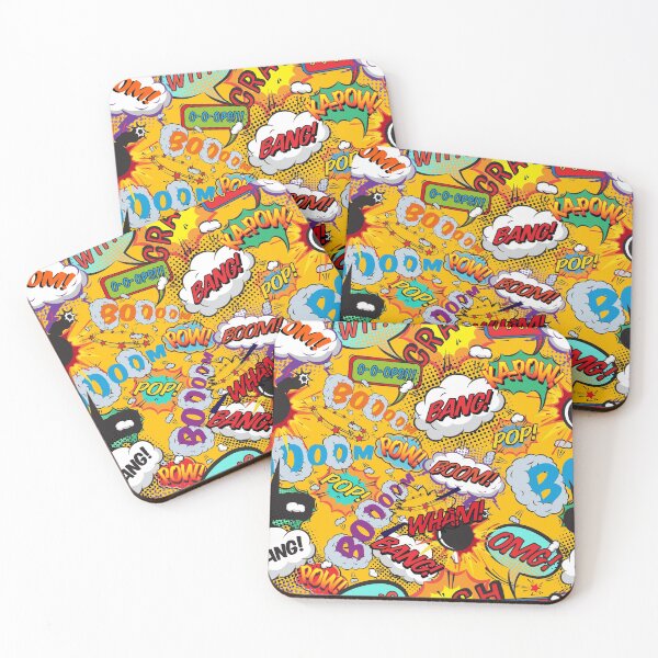 Item preview, Comic Book Pop Art Shout Outs Fun Typographic Cartoon design designed and sold by theimagezone.