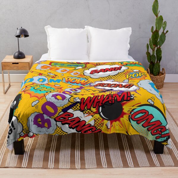 Item preview, Comic Book Pop Art Shout Outs Fun Typographic Cartoon design designed and sold by theimagezone.