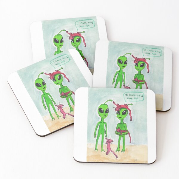 Item preview, Aliens and Cats designed and sold by M-J-.