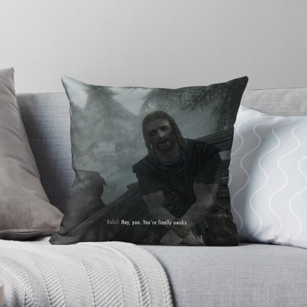 Hey, you. You're finally awake. Throw Pillow