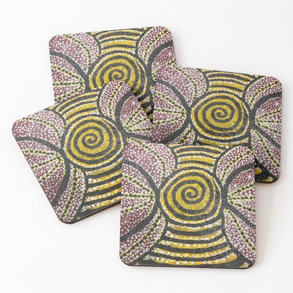 Item preview, Aboriginal dot painting - mind unsettled buzz designed and sold by Melchime.
