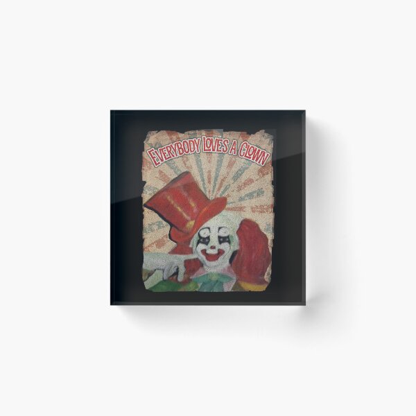 Item preview, Everybody Loves a Clown Creepy Circus Clown Top Hat designed and sold by funnytshirtemp.