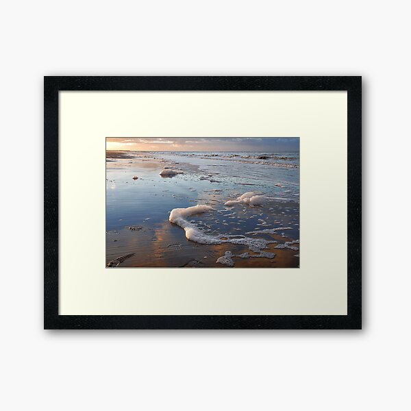 Along the coast line Framed Art Print