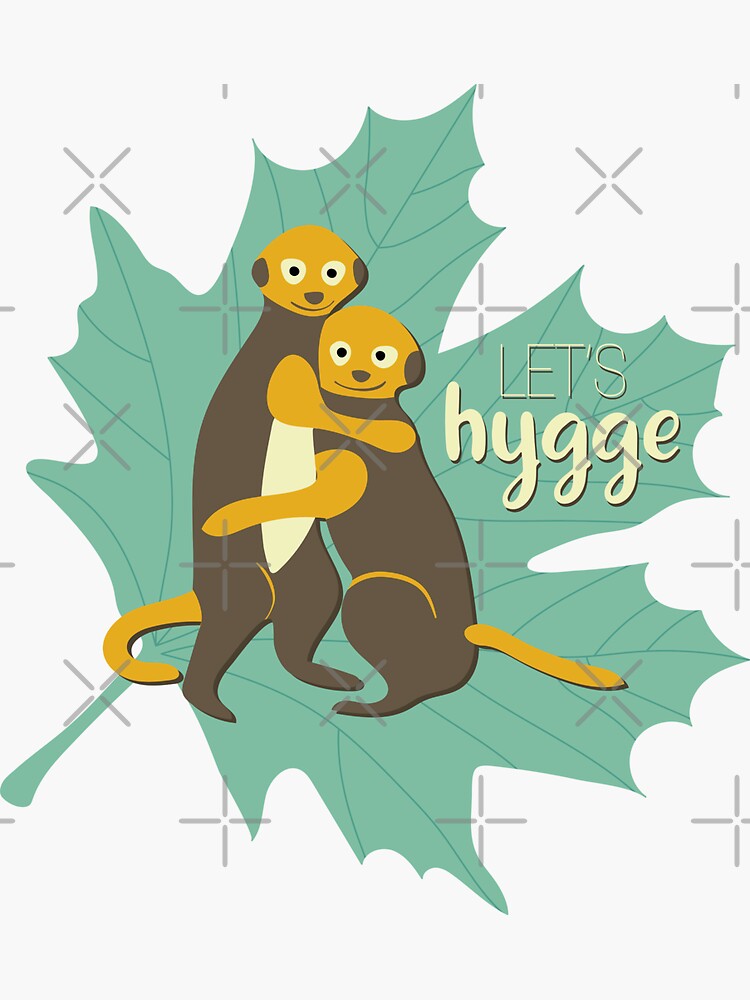 Let's hygge! Meerkat kid friends hugging by nobelbunt
