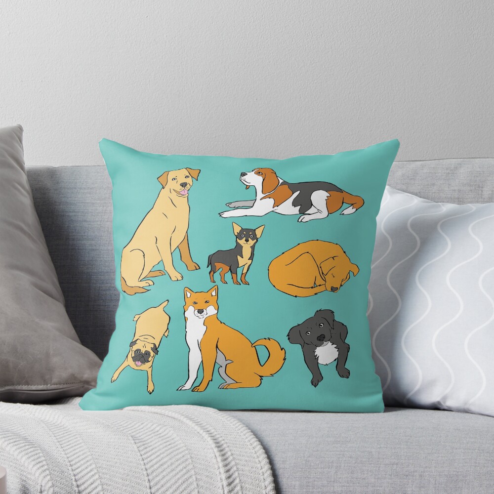 Item preview, Throw Pillow designed and sold by MonkeyFlower.