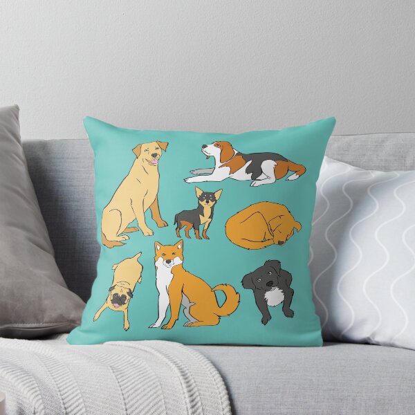 Aperçu de l'œuvre Motif Chiens créée et vendue par NostalGira.