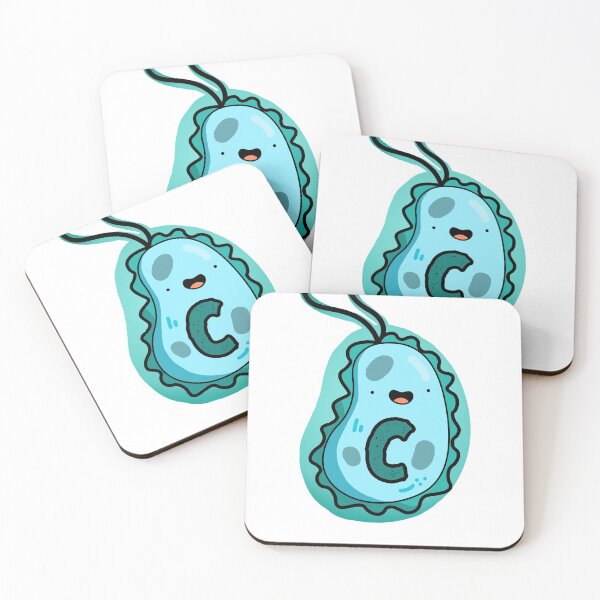 Item preview, Alfabeto Letra C Bacterias Azules designed and sold by kidsmonogram.